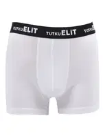 Tutku Elit Modal Likralı Erkek Spor Boxer 1252 Beyaz görsel 4