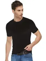 Pamuklu Erkek Sıfır Yaka Atlet Tutku Elit 1301 Siyah