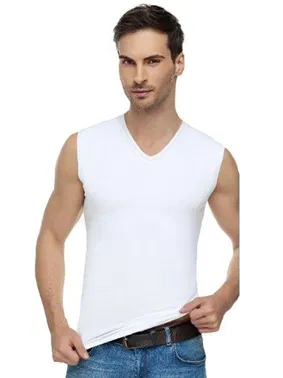 Tutku Elit Tutku Elit Erkek V Yaka Sıfır Kol Atlet 1305 - Alternatif Görünüm