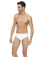 Tutku Elit Erkek İnce Bel Kemerli Slip Külot 1351 Beyaz farklı açı