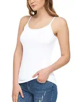 Tutku Elit Modal Elestan Bayan İp Askılı Atlet 2001 Beyaz detay görünüm