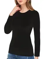 Tutku Elit Elastan Bayan Uzun Kollu T-Shirt Atlet 2203 Siyah