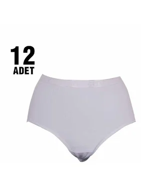 Tutku Elit Elit Yazılı Kadın Bato Külot 12Li Tutku Elit 2403 - Alternatif Görünüm