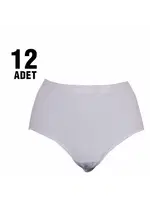 Elit Yazılı Kadın Bato Külot 12Li Tutku Elit 2403 detay görünüm