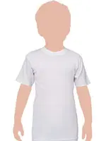 Tutku Erkek Çocuk %100 Pamuk Penye Sıfır Yaka Atlet 0128 - 6 Adet Beyaz