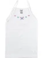 Kız Çocuk İp Askılı İşlemeli Atlet Tutku 0165 - 6 Adet Beyaz