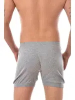 Tutku Erkek Ribana Paçalı Arjantin Boxer Şort Tutku 0111-R - 6 Adet Gri detay görünüm