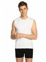 Sıfır Kol Ribana Spor Fanila Tutku 0108 Beyaz