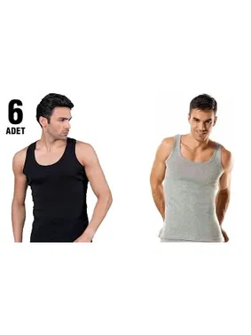 Tutku Klasik Erkek Penye Atlet 6Lı Tutku TER0101-R