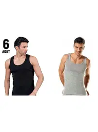 Tutku Klasik Erkek Penye Atlet 6Lı Tutku TER0101-R