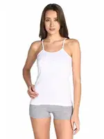 Renkli %100 Pamuk Ribana İp Askılı Atlet Tutku 0135-R - 6 Adet detay görünüm