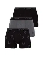 U.s Polo Assn. 3 Lü Erkek Boxer 80304 Görsel