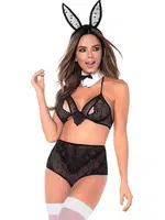 VIP Fantezi Tavşan Kız Kostüm For Dreams 8359 Siyah