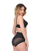 Emay 177 D CUP Toparlayıcı Minimizer Sütyen Külot Takım Siyah görsel 5