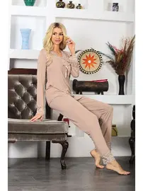 Sistina Vizon Penye Pijama Takımı Sistina 1630