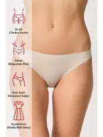 Yapıştırma Lazer Kesim String Külot Emay 2802 Ten görsel 4