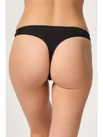 Yapıştırma Lazer Kesim String Külot Emay 2802 Siyah görsel 9