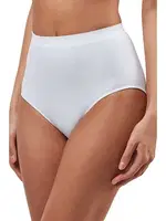 Yüksek Bel Dikişsiz Esnek Slip Külot Elite Life 811 Beyaz