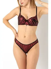 DOREMI Zebra Desenli Sütyen Takım DoReMi 002-001601