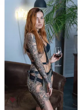 missisX Zincirli Etekli Fantezi Harness Kostüm MissisX 2069 - Alternatif Görünüm