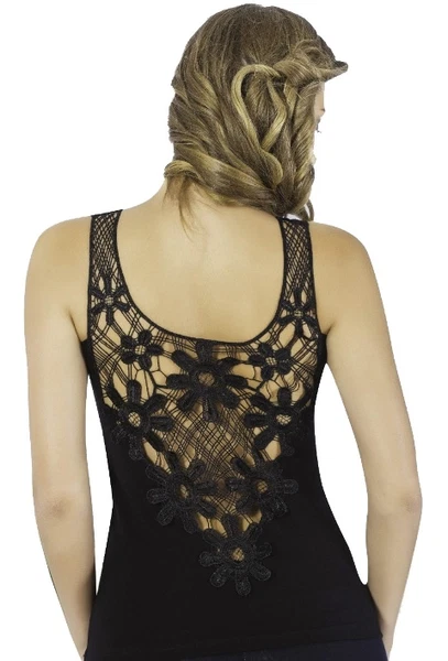 Bayan Likralı Lez Dantel Atlet Hmd 2458