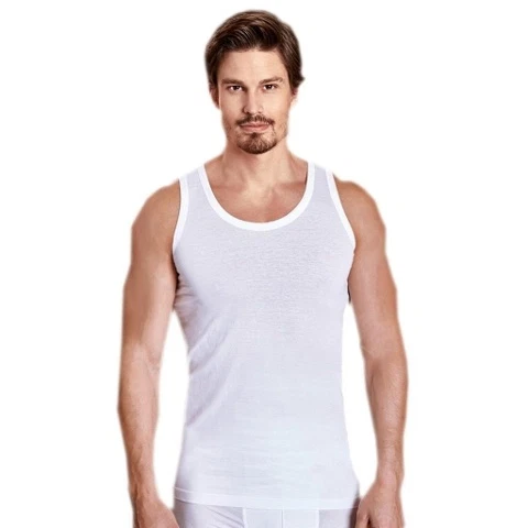 Pamuklu Beyaz Erkek Atlet Berrak 1020