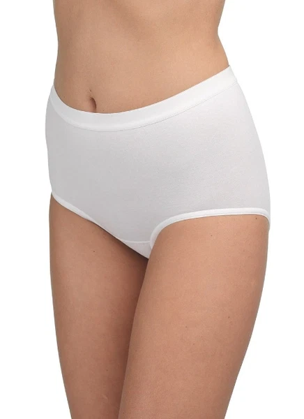 Beyaz Kadın Slip Külot Essential BlackSpade 1307