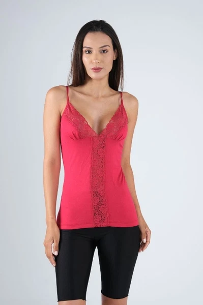 Önü Dantelli Bayan Atlet Defnem 5216