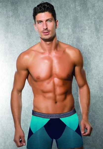 Desenli Modal Erkek Boxer Doreanse 1714