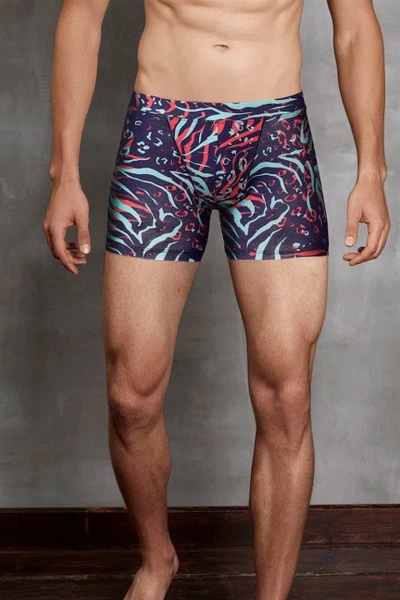 Doreanse Erkek Zebra Baskılı Boxer 1872