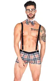 Ekose Boxerlı Askılı Fantazi Kostüm For Dreams 9000