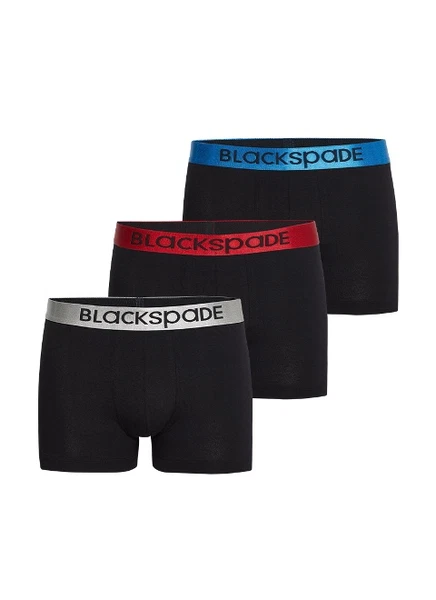 Erkek Boxer 3lü Paket Modern Basics BlackSpade 9470