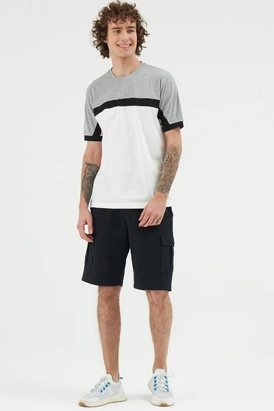 Erkek Kısa Kollu Kargo Cep Şortlu Takım Eros 30320