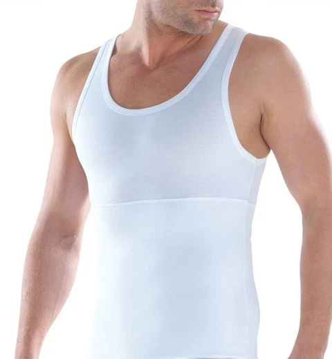 Erkek Korse Atlet Beyaz BlackSpade 9209