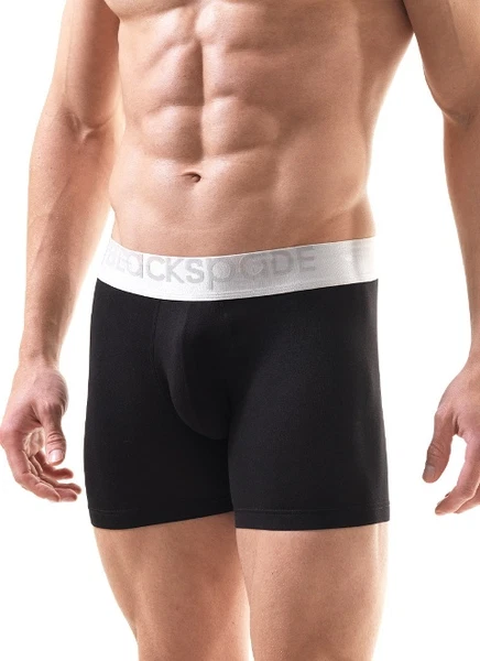 Erkek Modal Elastan Boxer Silver Siyah BlackSpade 9303