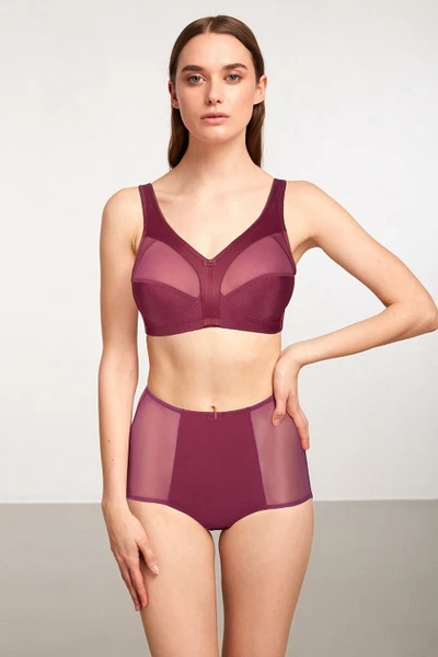 Kom Bianca Bordo Yüksek Bel Kadın Külot