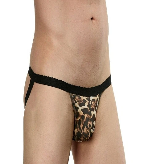 Erkek Leopar Jockstrap-Süspansiyonlu String La Blinque 15711