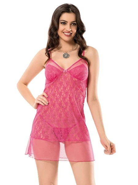 Fantazi Askılı Gecelik Modeli Moongirl 1037