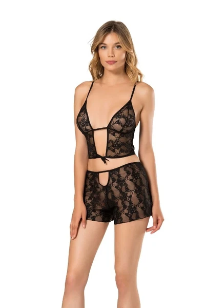 Göğüs Bantlı Fantazi Şort Takım Moongirl 117