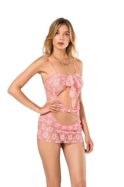 Fiyonklu Göbek Dekolteli Fantazi Gecelik Moongirl 122