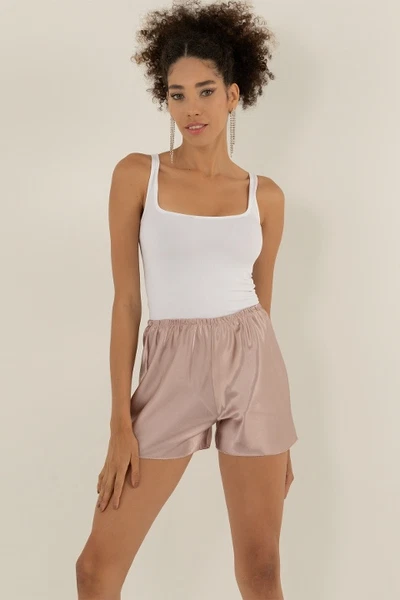 Saten Şort Pijama Altı Doremi 002-001095