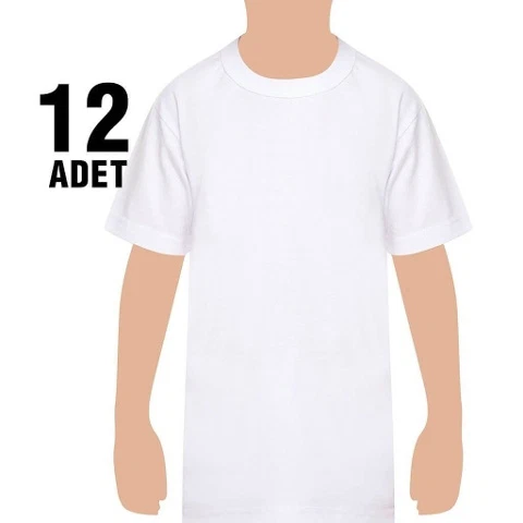 Erkek Çocuk Sıfır Yaka Atlet 12'Li Seher Yıldızı 0039