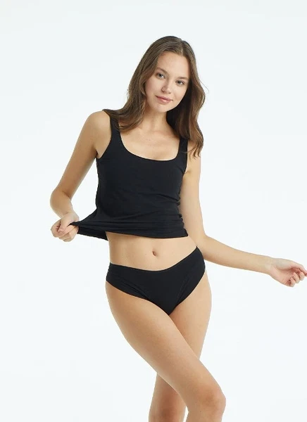 Siyah Kadın Organik Slip Külot BlackSpade 1661