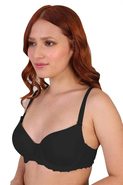 Pedli Dantelli Balenli Siyah Sütyen EMAY 189 B