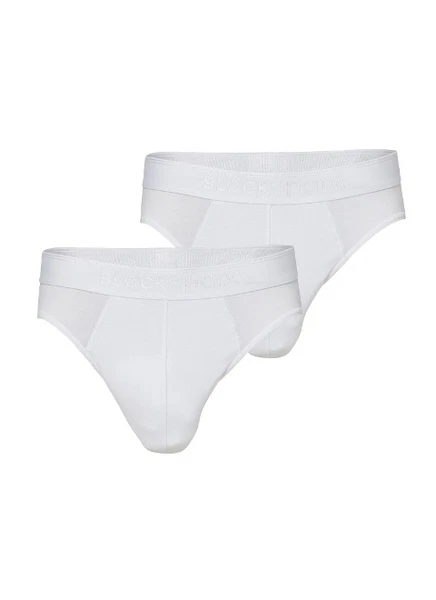 Slip Erkek Külot 2li Paket Mood Beyaz BlackSpade 9322