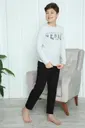 Yuvarlak Yaka Erkek Çocuk Penye Pijama Takım Akbeniz 20417