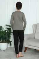 Vizon Erkek Çocuk Penye Pijama Takım Akbeniz 20418 Vizon farklı açı