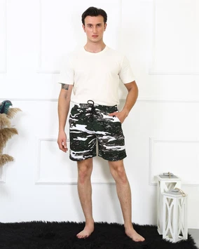 Akbeniz Erkek Lakost Siyah Cepli Şort Akbeniz 27487 - Alternatif Görünüm