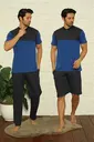 Cepli Düğmeli Yaka 3Llü Erkek Pijama Takım Akbeniz 6823