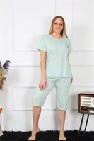 Kapri Büyük Beden Yeşil Kadın Pijama Takım Akbeniz 202193 Su Yeşili görsel 5